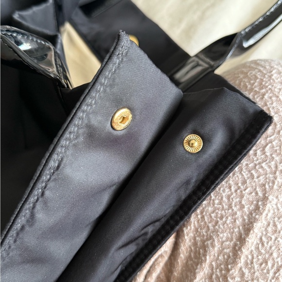 Tory Burch Small Ella Tote Bag in Black - Picture 10 of 16